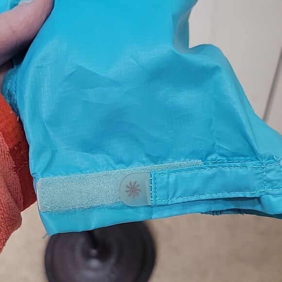 Athleta Turquoise Blue Lightweight Windbreaker Size Medium - Picture 7 of 9